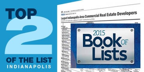 Scannell Properties Ranked #2 on Indianapolis Business Journal's Top 25 List of Commercial Real Estate Developers